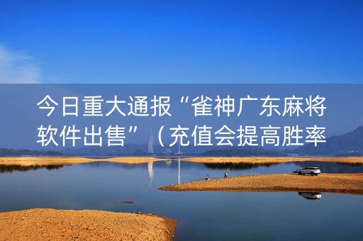 今日重大通报“雀神广东麻将软件出售”（充值会提高胜率么)
