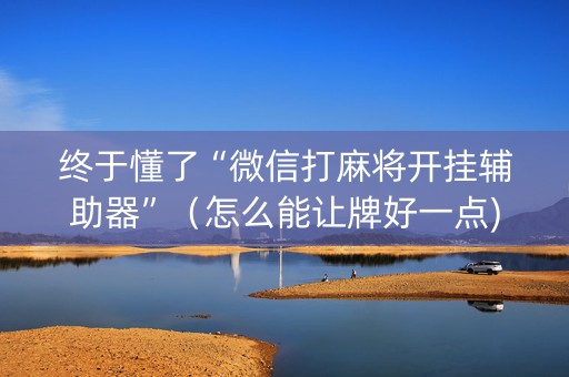 终于懂了“微信打麻将开挂辅助器”（怎么能让牌好一点)