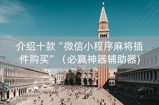 介绍十款“微信小程序麻将插件购买”（必赢神器辅助器)