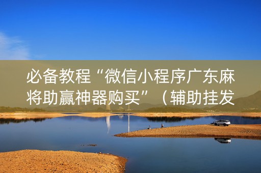 必备教程“微信小程序广东麻将助赢神器购买”（辅助挂发牌规律)