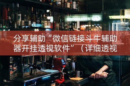 分享辅助“微信链接斗牛辅助器开挂透视软件”（详细透视教程）-哔哩哔哩