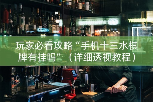 玩家必看攻略“手机十三水棋牌有挂吗”（详细透视教程）-哔哩哔哩