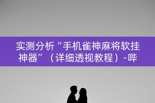 实测分析“手机雀神麻将软挂神器”（详细透视教程）-哔哩哔哩