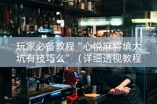 玩家必备教程“心悦麻将填大坑有技巧么”（详细透视教程）-哔哩哔哩