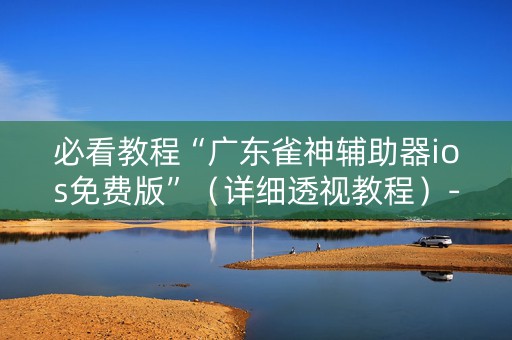 必看教程“广东雀神辅助器ios免费版”（详细透视教程）-哔哩哔哩