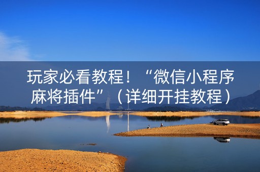 玩家必看教程！“微信小程序麻将插件”（详细开挂教程）-哔哩哔哩
