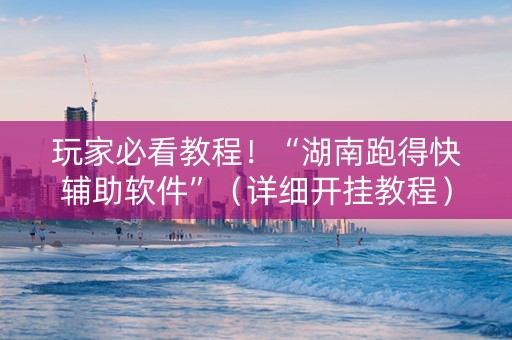 玩家必看教程！“湖南跑得快辅助软件”（详细开挂教程）-哔哩哔哩