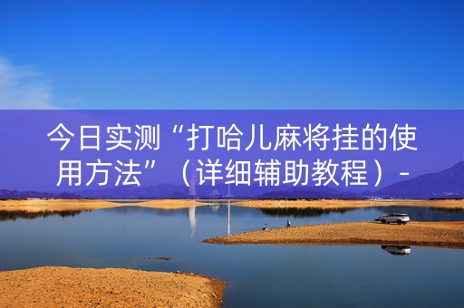 今日实测“打哈儿麻将挂的使用方法”（详细辅助教程）-哔哩哔哩