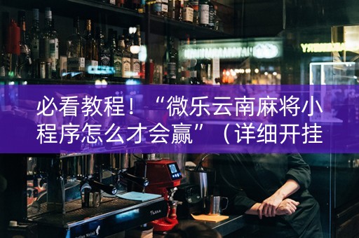 必看教程！“微乐云南麻将小程序怎么才会赢”（详细开挂教程）-哔哩哔哩