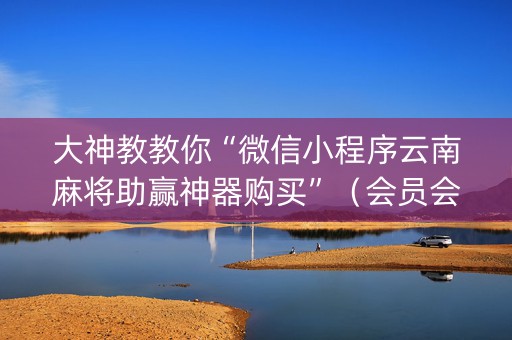 大神教教你“微信小程序云南麻将助赢神器购买”（会员会提高胜率吗)
