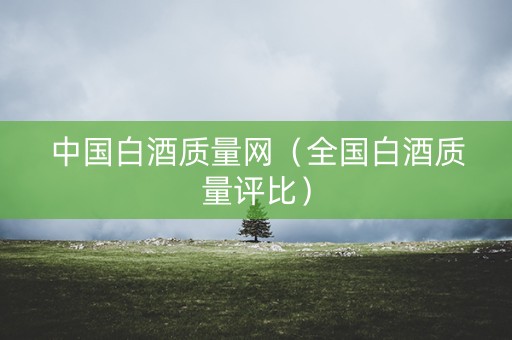 中国白酒质量网（全国白酒质量评比）
