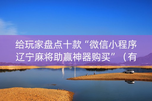 给玩家盘点十款“微信小程序辽宁麻将助赢神器购买”（有没有猫腻)