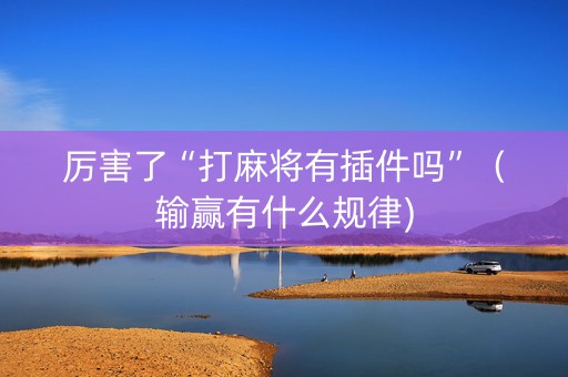 厉害了“打麻将有插件吗”（输赢有什么规律)