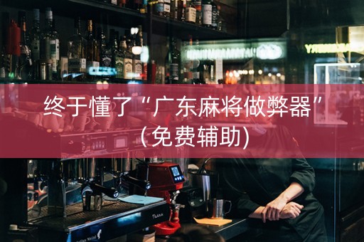 终于懂了“广东麻将做弊器”（免费辅助)