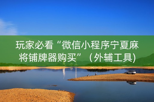 玩家必看“微信小程序宁夏麻将铺牌器购买”（外辅工具)