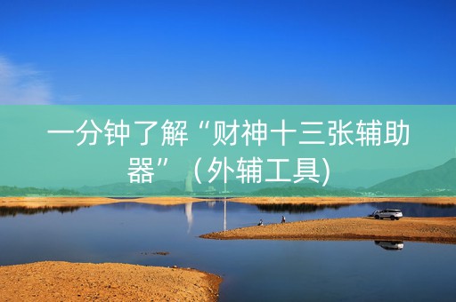 一分钟了解“财神十三张辅助器”（外辅工具)