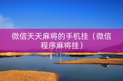 微信天天麻将的手机挂（微信程序麻将挂）