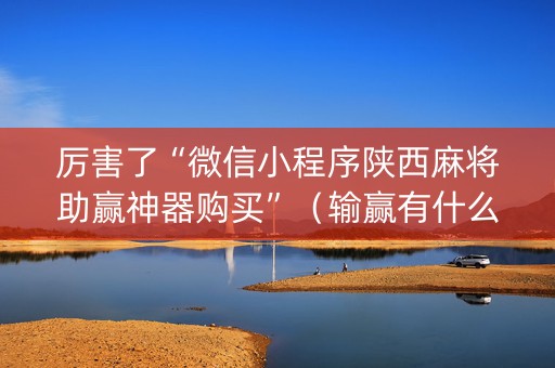 厉害了“微信小程序陕西麻将助赢神器购买”（输赢有什么规律)