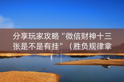 分享玩家攻略“微信财神十三张是不是有挂”（胜负规律拿好牌)