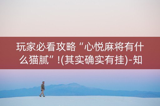 玩家必看攻略“心悦麻将有什么猫腻”!(其实确实有挂)-知乎