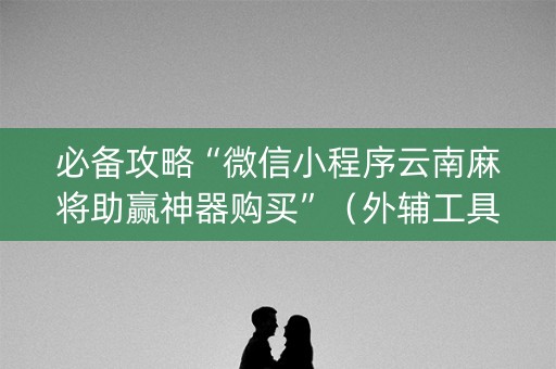 必备攻略“微信小程序云南麻将助赢神器购买”（外辅工具)