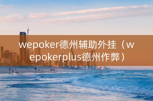 wepoker德州辅助外挂（wepokerplus德州作弊）