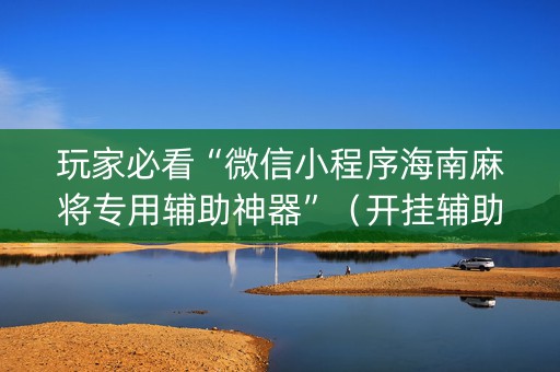 玩家必看“微信小程序海南麻将专用辅助神器”（开挂辅助器脚本)