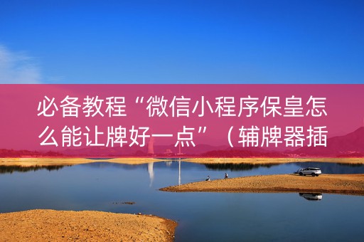 必备教程“微信小程序保皇怎么能让牌好一点”（辅牌器插件购买)