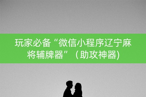 玩家必备“微信小程序辽宁麻将辅牌器”（助攻神器)