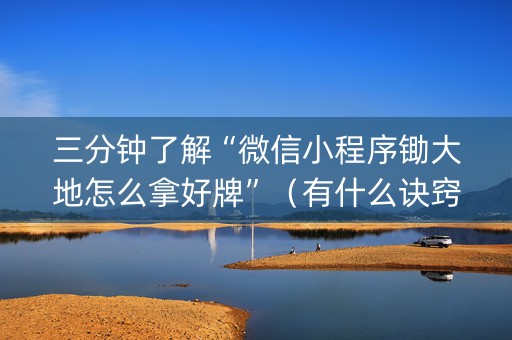 三分钟了解“微信小程序锄大地怎么拿好牌”（有什么诀窍)