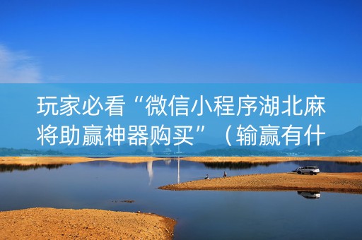 玩家必看“微信小程序湖北麻将助赢神器购买”（输赢有什么规律)