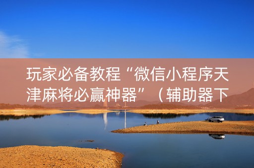 玩家必备教程“微信小程序天津麻将必赢神器”（辅助器下载)