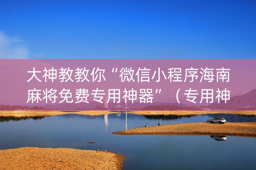 大神教教你“微信小程序海南麻将免费专用神器”（专用神器下载)