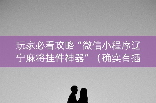 玩家必看攻略“微信小程序辽宁麻将挂件神器”（确实有插件吗)