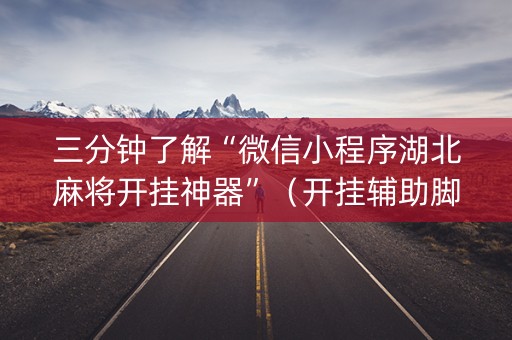 三分钟了解“微信小程序湖北麻将开挂神器”（开挂辅助脚本)