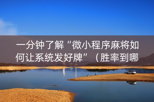 一分钟了解“微小程序麻将如何让系统发好牌”（胜率到哪调)