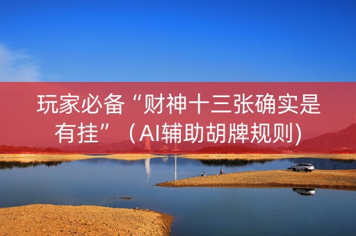 玩家必备“财神十三张确实是有挂”（AI辅助胡牌规则)