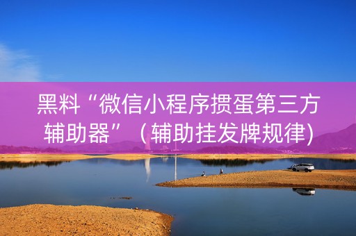 黑料“微信小程序掼蛋第三方辅助器”（辅助挂发牌规律)