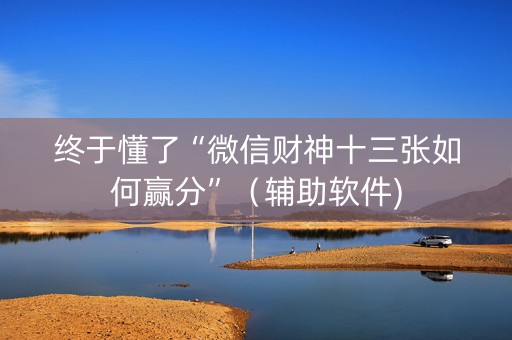 终于懂了“微信财神十三张如何赢分”（辅助软件)