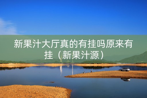 新果汁大厅真的有挂吗原来有挂（新果汁源）