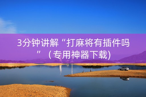 3分钟讲解“打麻将有插件吗”（专用神器下载)