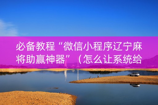 必备教程“微信小程序辽宁麻将助赢神器”（怎么让系统给你发好牌)