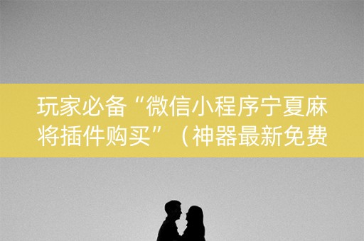 玩家必备“微信小程序宁夏麻将插件购买”（神器最新免费)