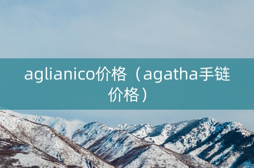 aglianico价格（agatha手链价格）