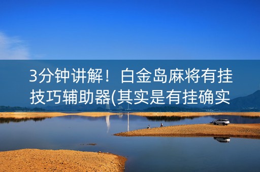 3分钟讲解！白金岛麻将有挂技巧辅助器(其实是有挂确实有挂)