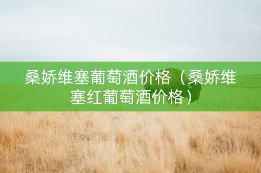 桑娇维塞葡萄酒价格（桑娇维塞红葡萄酒价格）