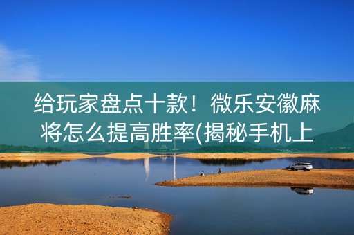 给玩家盘点十款！微乐安徽麻将怎么提高胜率(揭秘手机上专用神器下载)
