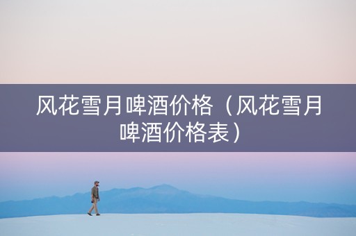 风花雪月啤酒价格（风花雪月啤酒价格表）