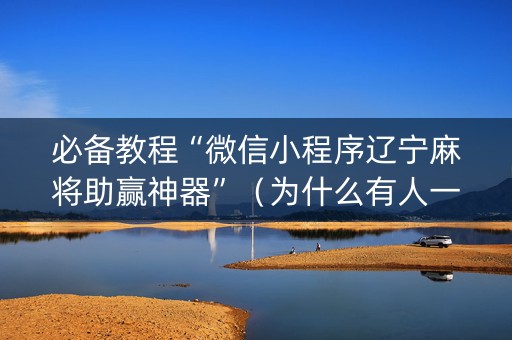 必备教程“微信小程序辽宁麻将助赢神器”（为什么有人一直赢)