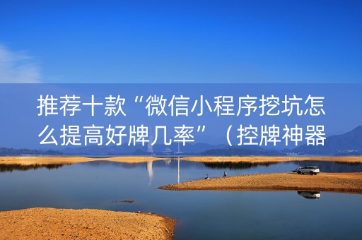 推荐十款“微信小程序挖坑怎么提高好牌几率”（控牌神器)